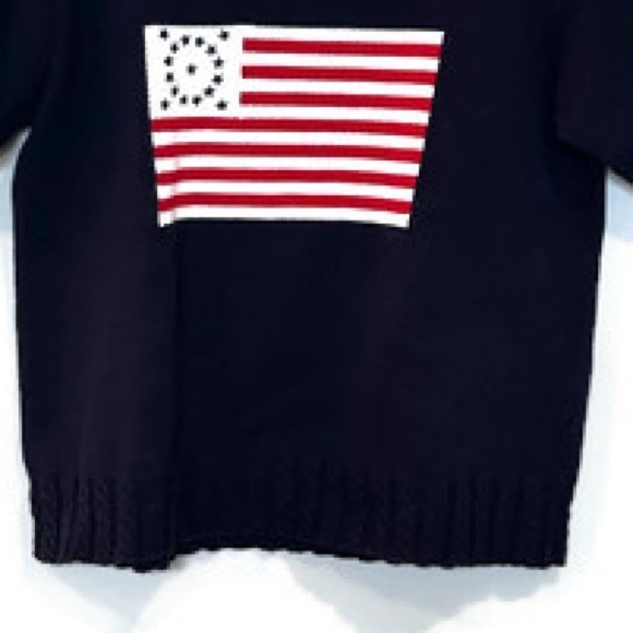 Vintage Liz Claiborne Lizsport Sweater Flag - Picture 4 of 7